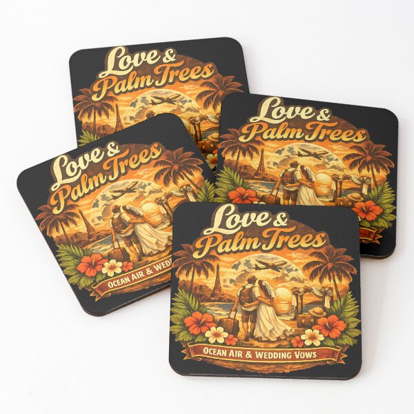 Item preview, Love & Palm Trees designed and sold by RoyesButler.