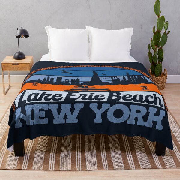 Item preview, Lake Erie Beach New York Sunset Retro Vintage Local Pride Logo designed and sold by CRHPOD20.