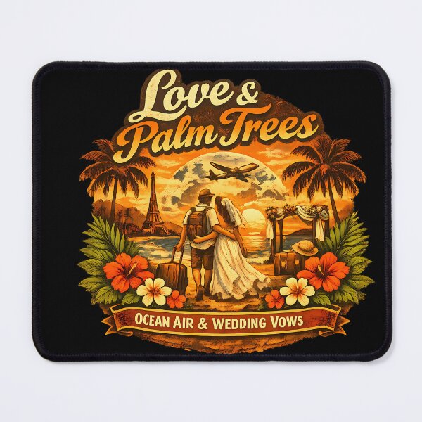 Item preview, Love & Palm Trees designed and sold by RoyesButler.