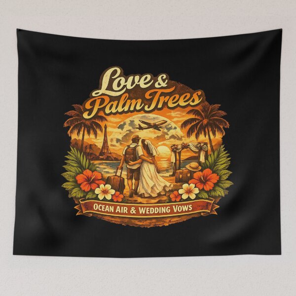 Item preview, Love & Palm Trees designed and sold by RoyesButler.
