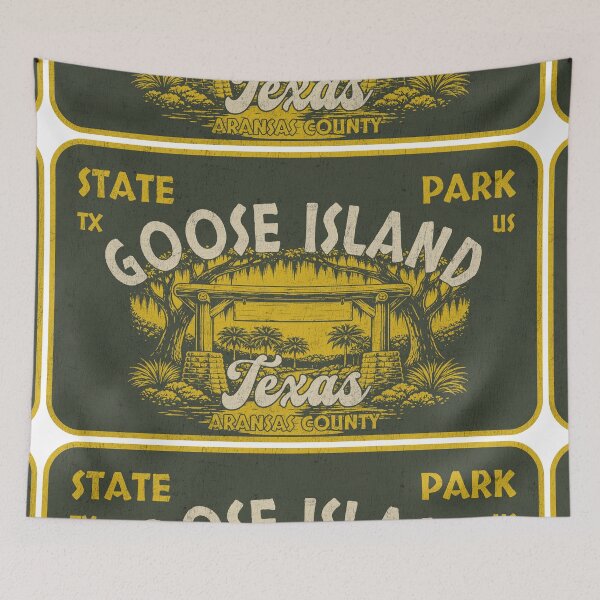 Item preview, Goose Island State Park, Aransas County, Texas, badge design designed and sold by Wanderful-roads.