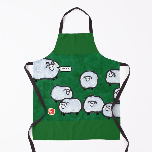 Item preview, Japanese Sheep Say Meh designed and sold by dosankodebbie's etegami world.