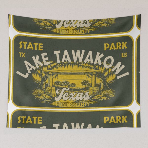 Item preview, Lake Tawakoni State Park, Hunt County, Texas, badge design designed and sold by Wanderful-roads.