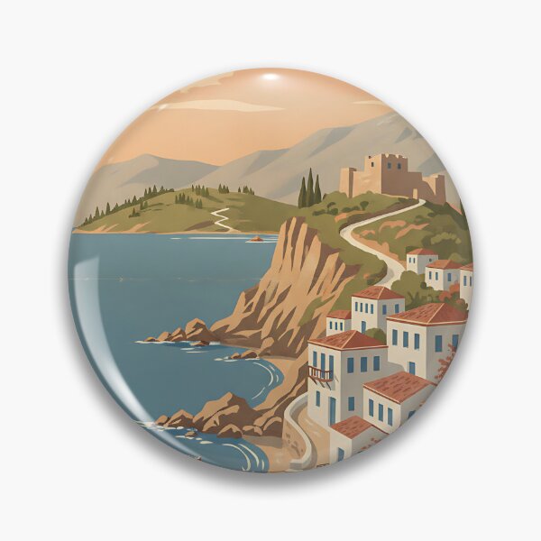 Item preview, Kefalonia Greece, Greek Island Vintage Travel Tourism designed and sold by TravelersGems.