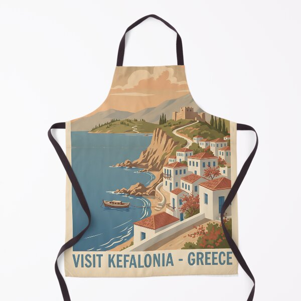 Item preview, Kefalonia Greece, Greek Island Vintage Travel Tourism designed and sold by TravelersGems.