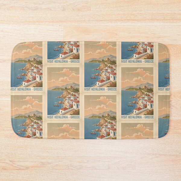 Item preview, Kefalonia Greece, Greek Island Vintage Travel Tourism designed and sold by TravelersGems.