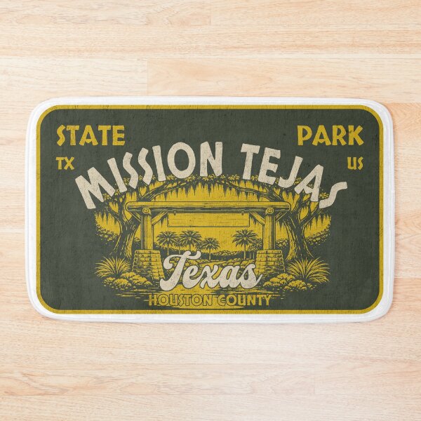 Item preview, Mission Tejas State Park, Houston County, Texas, badge design designed and sold by Wanderful-roads.