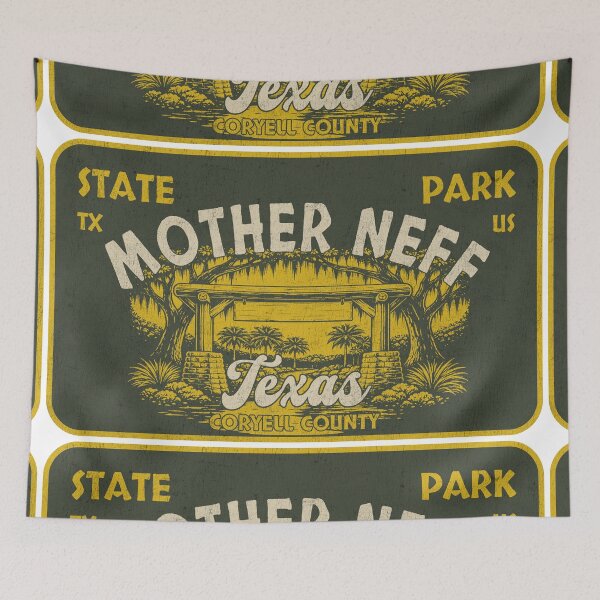 Item preview, Mother Neff State Park, Coryell County, Texas, badge design designed and sold by Wanderful-roads.