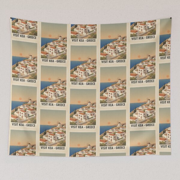 Item preview, Kea Greece, Greek Island Vintage Travel Tourism designed and sold by TravelersGems.