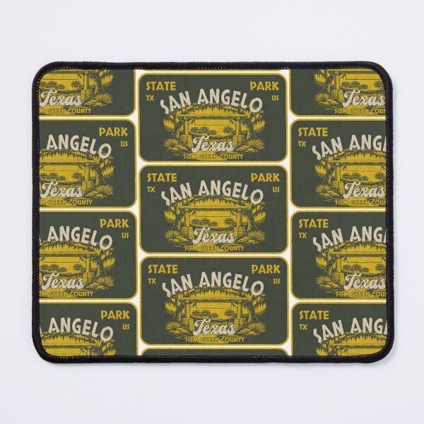 Item preview, San Angelo State Park, Tom Green County, Texas, badge design designed and sold by Wanderful-roads.