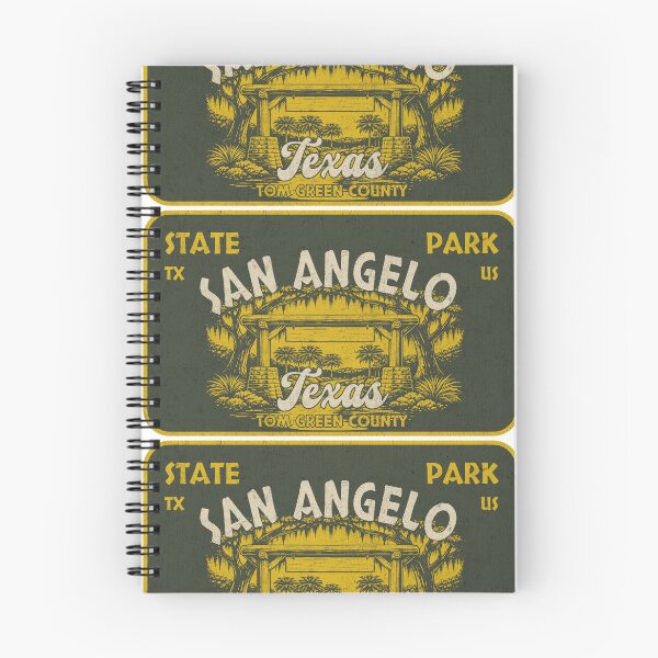 Item preview, San Angelo State Park, Tom Green County, Texas, badge design designed and sold by Wanderful-roads.