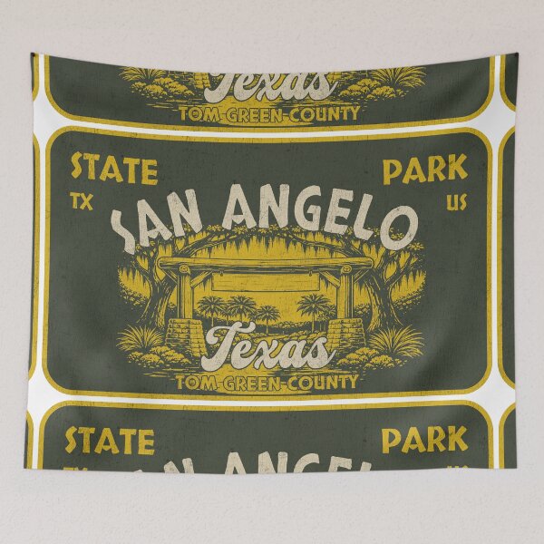 Item preview, San Angelo State Park, Tom Green County, Texas, badge design designed and sold by Wanderful-roads.