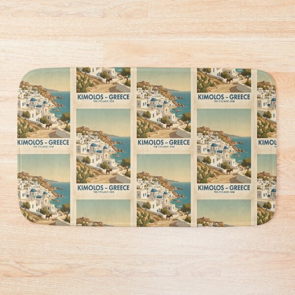 Item preview, Kimolos Greece, Greek Island Vintage Travel Tourism designed and sold by TravelersGems.