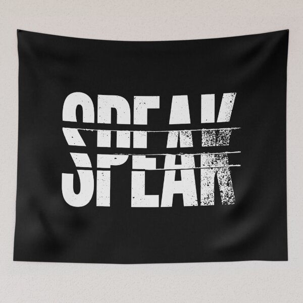 Item preview, Distressed Urban Speak Typographic Statement Design designed and sold by EdvvinStudios.