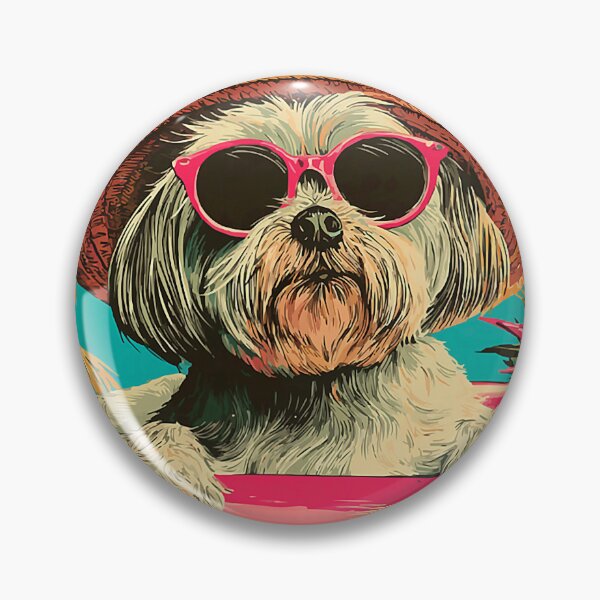 Item preview, Summer Maltese with Sunglasses Cute Dog Tropical Pool Party designed and sold by Littermin.