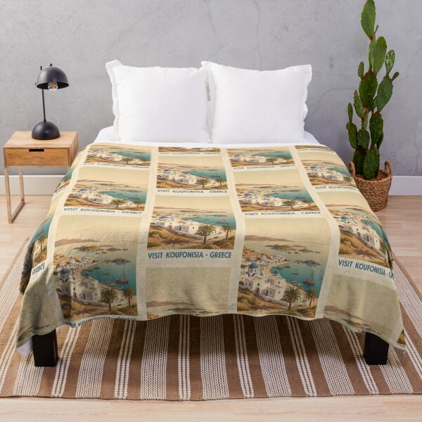 Item preview, Koufonisia Greece, Greek Island Vintage Travel Tourism designed and sold by TravelersGems.