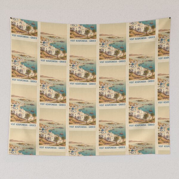 Item preview, Koufonisia Greece, Greek Island Vintage Travel Tourism designed and sold by TravelersGems.