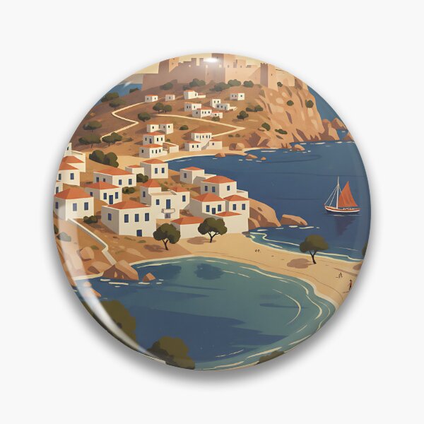 Item preview, Kythira Greece, Greek Island Vintage Travel Tourism designed and sold by TravelersGems.