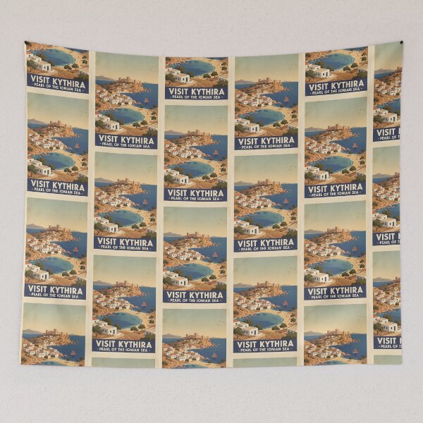 Item preview, Kythira Greece, Greek Island Vintage Travel Tourism designed and sold by TravelersGems.