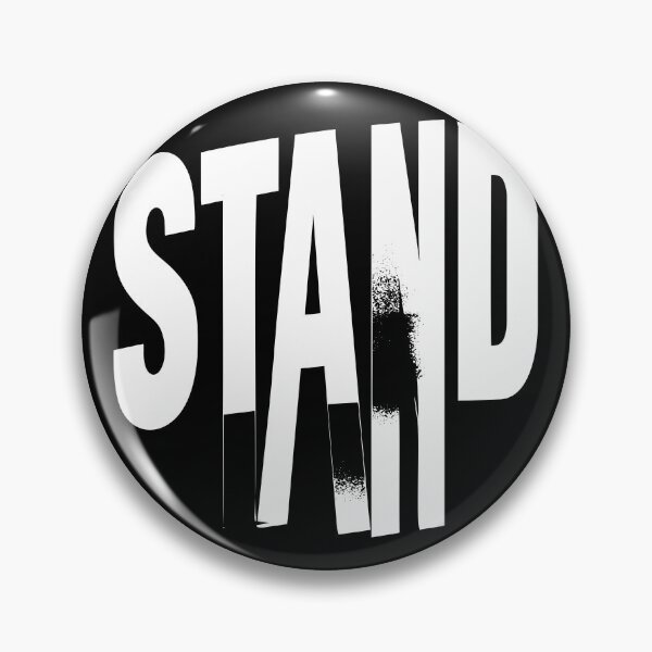 Item preview, Minimalist High Contrast Stand Typographic Print designed and sold by EdvvinStudios.