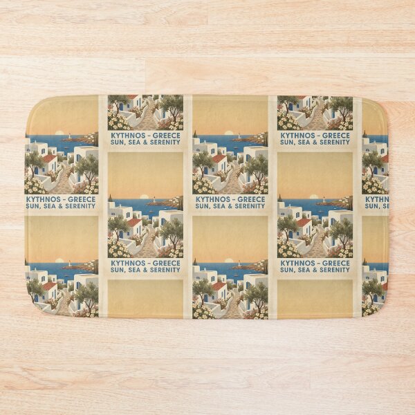 Item preview, Kythnos Greece, Greek Island Vintage Travel Tourism designed and sold by TravelersGems.