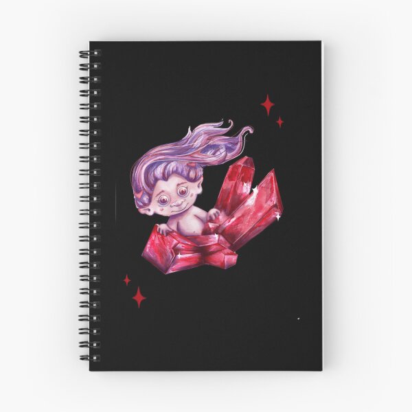 Item preview, Ruby Crystal Troll Cute Mystical Gemstone Sprite designed and sold by OhSusiVee.