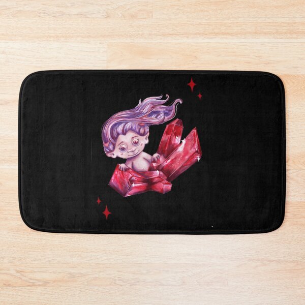 Item preview, Ruby Crystal Troll Cute Mystical Gemstone Sprite designed and sold by OhSusiVee.