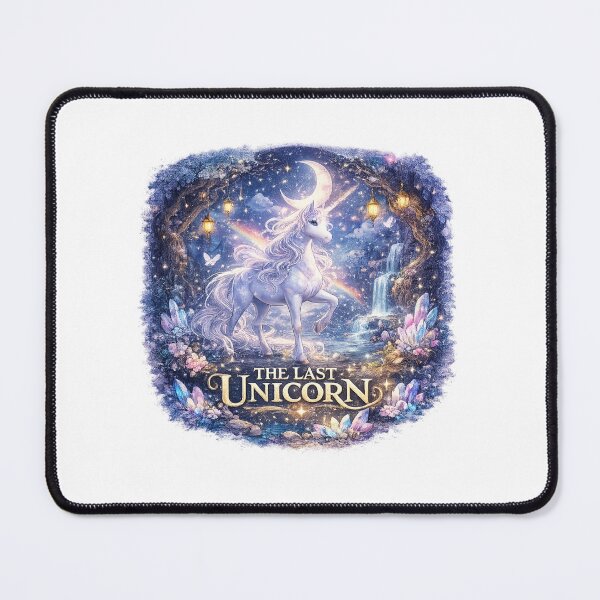 Item preview, The Last Unicorn Fantasy T-Shirt | Magical Enchanted Unicorn Art designed and sold by Mukesh Saxena.