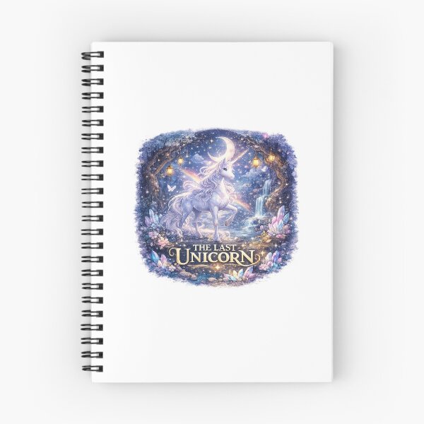 Item preview, The Last Unicorn Fantasy T-Shirt | Magical Enchanted Unicorn Art designed and sold by Mukesh Saxena.