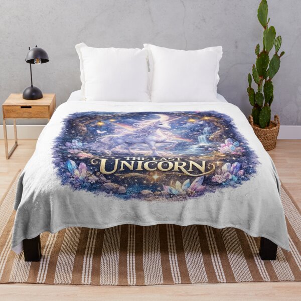Item preview, The Last Unicorn Fantasy T-Shirt | Magical Enchanted Unicorn Art designed and sold by Mukesh Saxena.