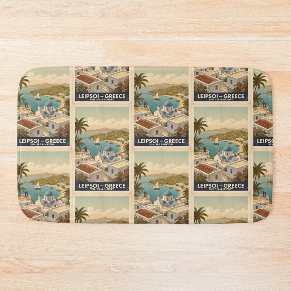 Item preview, Leipsoi Greece, Greek Island Vintage Travel Tourism designed and sold by TravelersGems.
