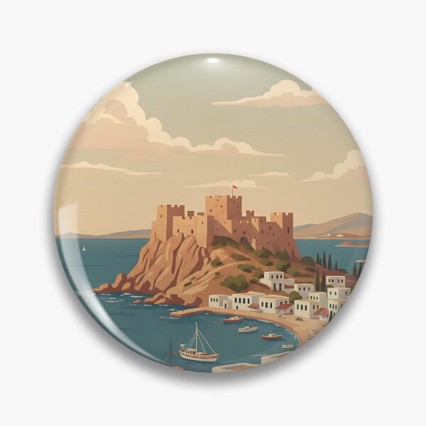 Item preview, Lemnos Greece, Greek Island Vintage Travel Tourism designed and sold by TravelersGems.