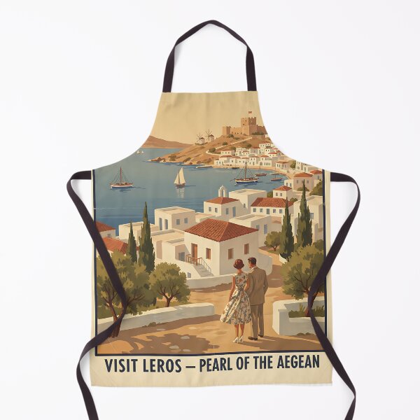 Item preview, Leros Greece, Greek Island Vintage Travel Tourism designed and sold by TravelersGems.