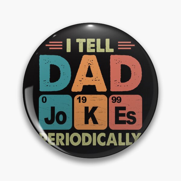 Item preview, I Tell Dad Jokes Periodically Science Pun Vintage Chemistry Periodical Table Chart  designed and sold by FernaRoje.