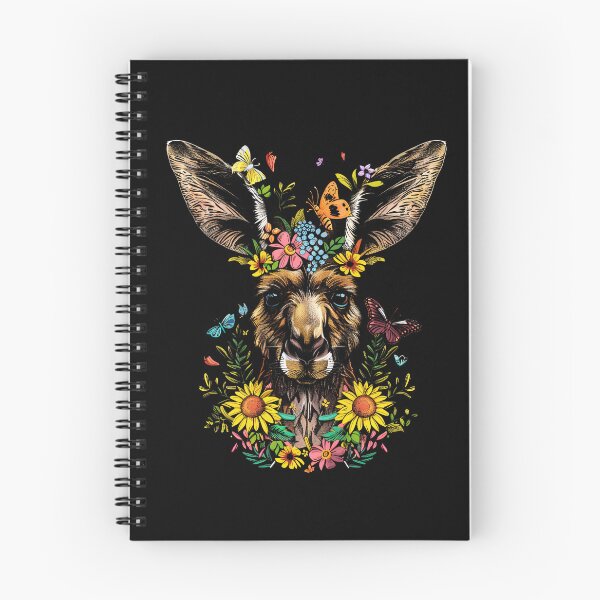 Artikelvorschau, Lustiges Känguru-Blumenmuster, bunt, für Jungen, Mädchen und Kinder entworfen und verkauft von rafaeltto.