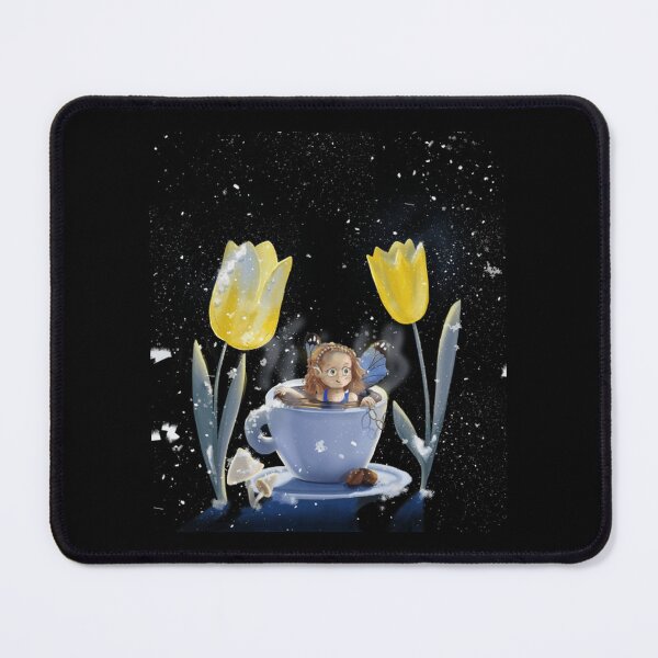 Item preview, Tulip Fairy Cute Tiny Pixie In Teacup Illustration designed and sold by OhSusiVee.