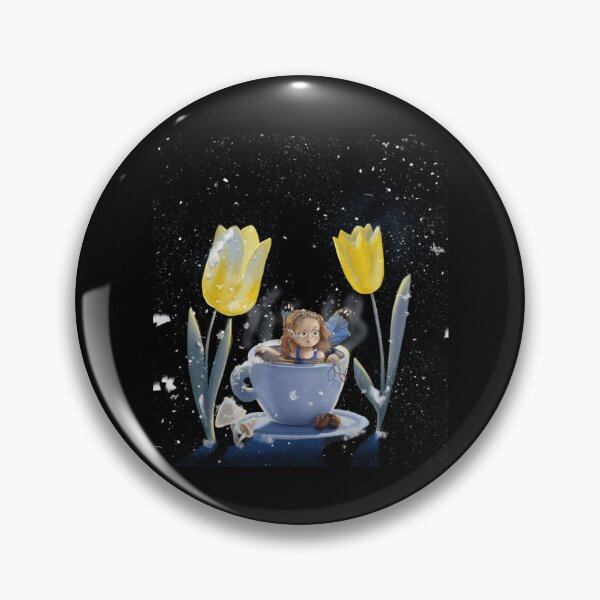 Item preview, Tulip Fairy Cute Tiny Pixie In Teacup Illustration designed and sold by OhSusiVee.