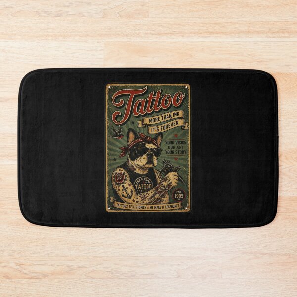 Item preview, French Bulldog Tattoo Artist Vintage Retro Ink Culture designed and sold by Modaozushi216.