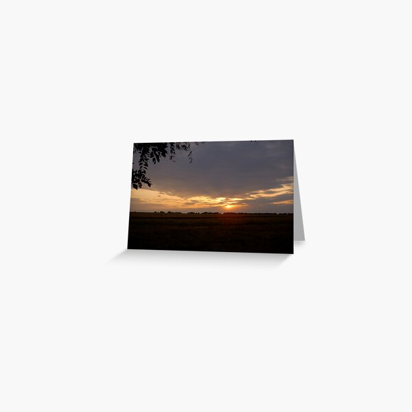 under the shelter Greeting Card