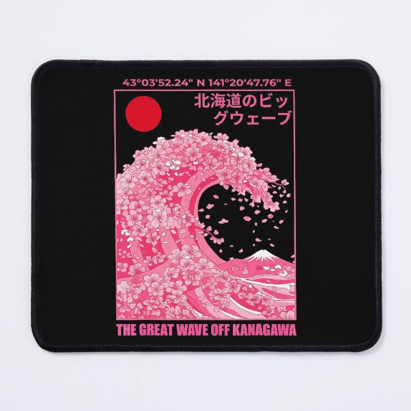 Item preview, Neon Sakura Wave Japanese Vaporwave Retro Night City designed and sold by titanlevi.