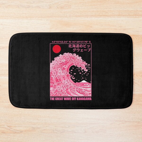 Item preview, Neon Sakura Wave Japanese Vaporwave Retro Night City designed and sold by titanlevi.