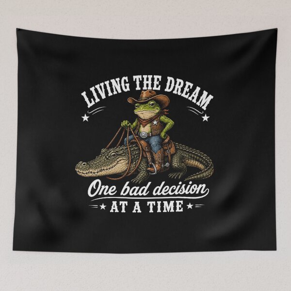 Item preview, Living The Dream One Bad Decision At A Time designed and sold by zoes-ink.