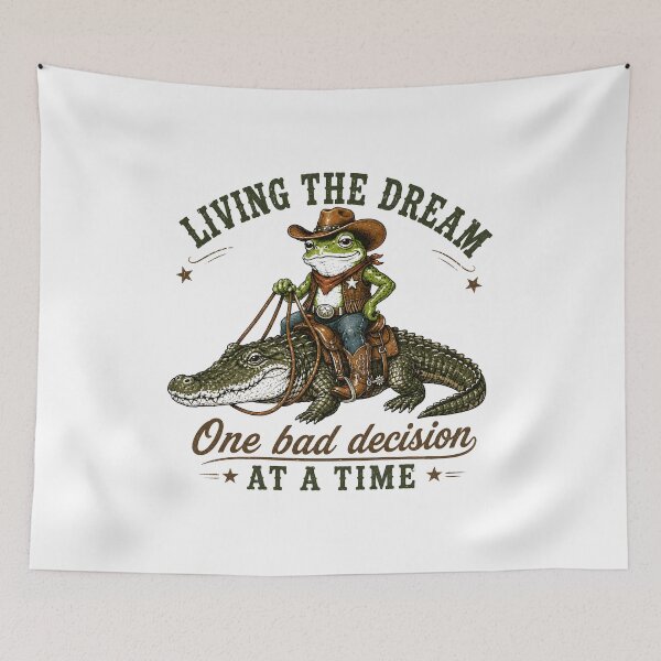 Item preview, Living The Dream One Bad Decision At A Time designed and sold by zoes-ink.