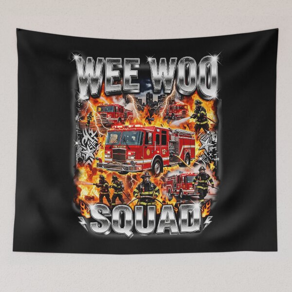 Item preview, Vintage Firefighter Fire Truck Chaos Retro Bootleg designed and sold by Masonixem.