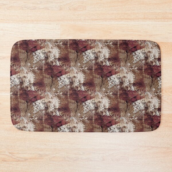 Item preview, Impressionistic Collage Flowers in Brown designed and sold by Artistestella.