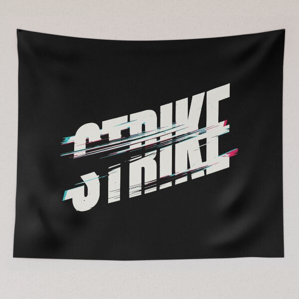 Item preview, Bold Impactful Strike Typographic Poster Print designed and sold by EdvvinStudios.
