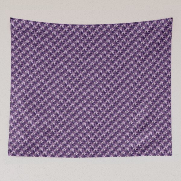 Item preview, Impressionistic Collage Flowers in Purple designed and sold by Artistestella.