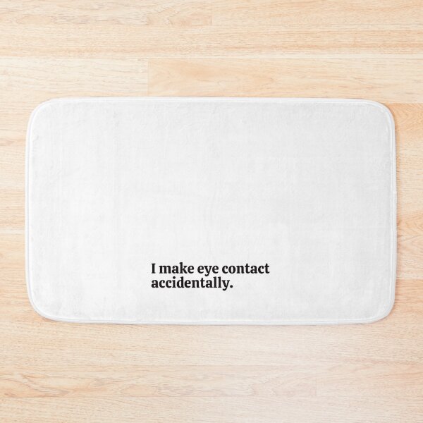 Item preview, I make eye contact accidentally. Sticker designed and sold by rebel-store21.