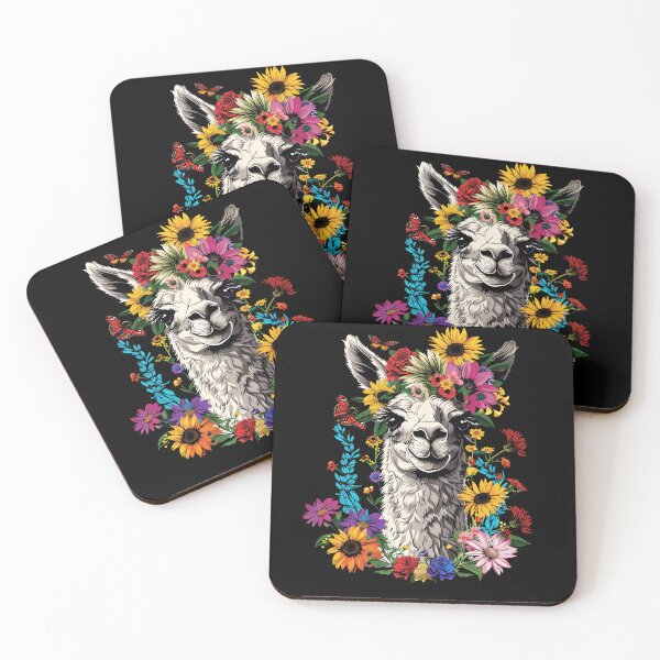 Item preview, Funny Llama Floral Colorful Boys Girls Kids designed and sold by rafaeltto.