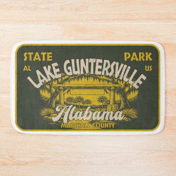 Item preview, Lake Guntersville State Park, Marshall County, Alabama, badge design designed and sold by Wanderful-roads.